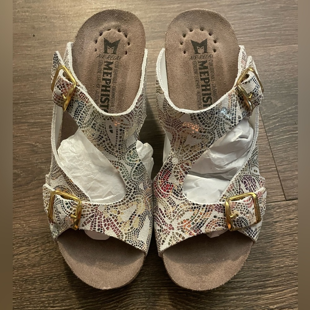 NEW - Mephisto Womens Sandals Comfort Style